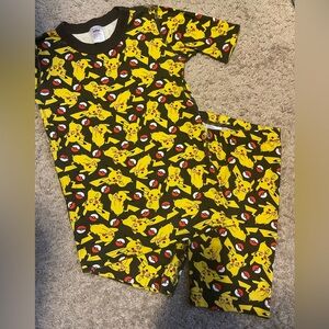 Hanna Andersson Pokémon Pikachu Short John Pajamas
